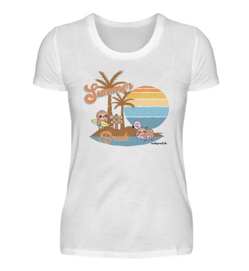 Faultiers Summer Break - Damenshirt Faultiers Summer Break - Damenshirt von reviloprint