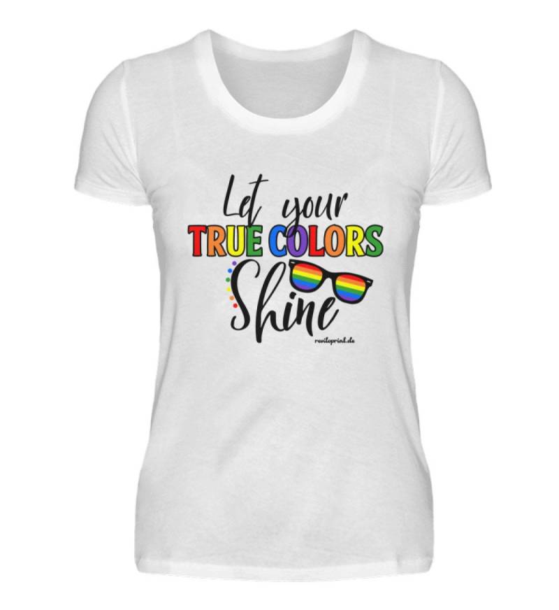 Let Your True Colors Shine - Pride/Rainbow Damenshirt Let Your True Colors Shine - Pride/Rainbow Damenshirt von reviloprint