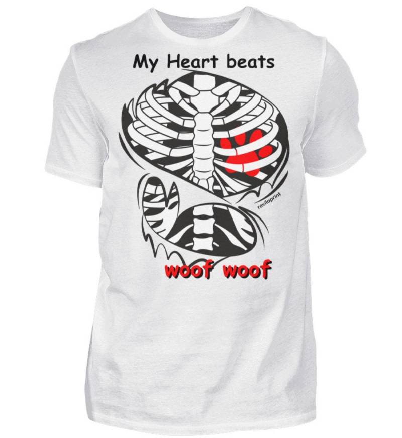 Mein Herz Schlägt Woof - Hunde Motiv Unisex Shirt Mein Herz Schlägt Woof - Hunde Motiv Unisex Shirt von reviloprint