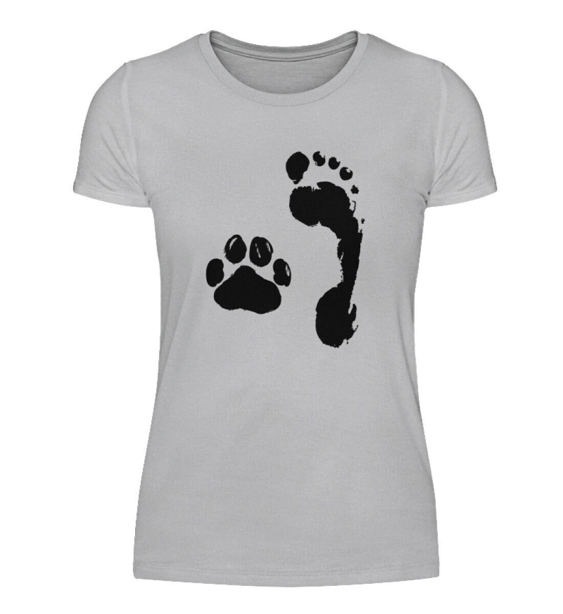 Mensch/Hund - Fuß & Pfote Best Friends Damenshirt Mensch/Hund - Fuß & Pfote Best Friends Damenshirt von reviloprint