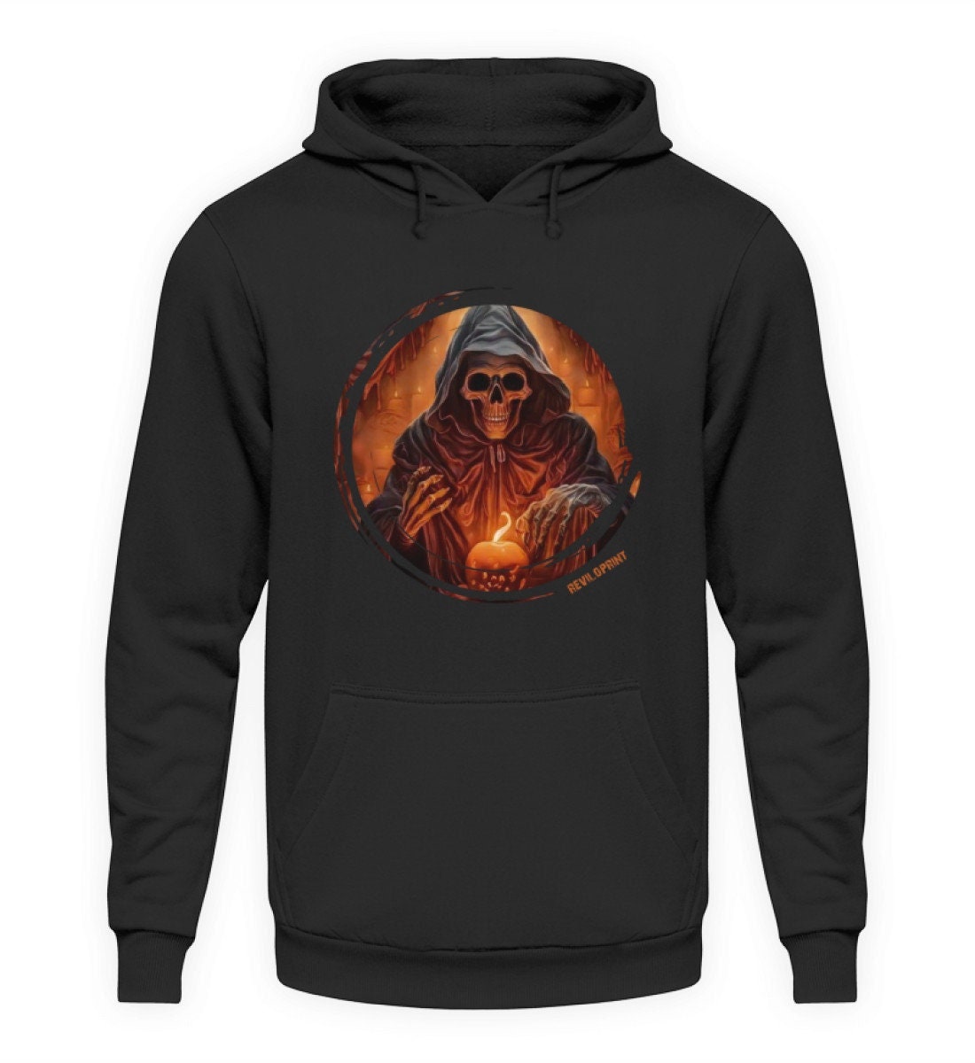 Mysterie Skull/Skelett - Unisex Kapuzenpullover Hoodie Mysterie Skull/Skelett - Unisex Kapuzenpullover Hoodie von reviloprint