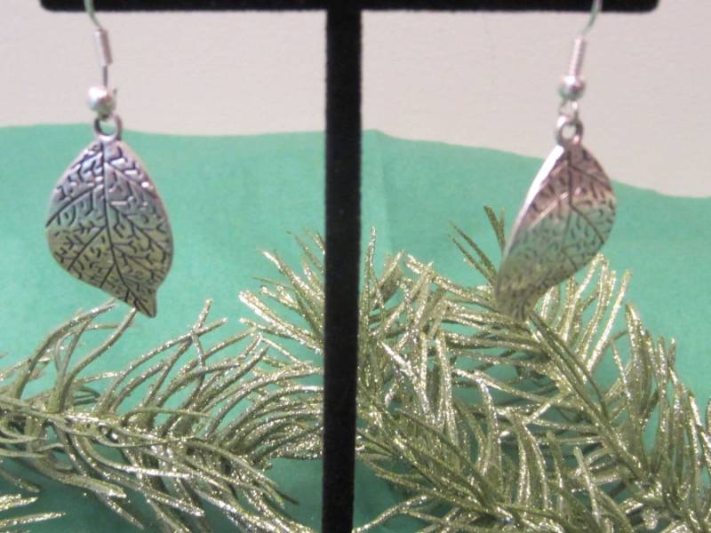 Blatt Ohrringe, Ohrringe Herbst, Herbst Filigrane Natur, Naturschmuck, Schmuck, Filigraner Schmuck von revisionme