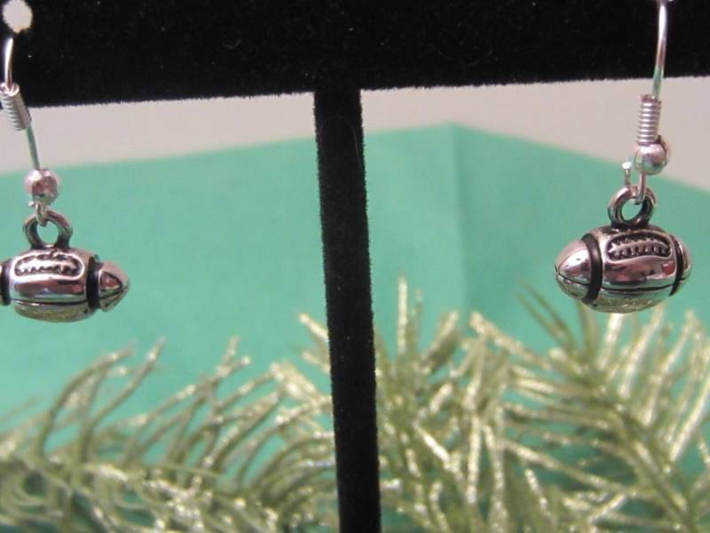 Silber Ohrringe, Sport Fußball Baseball-Ohrringe, Ohrringe Mitt, Hypoallergen von revisionme