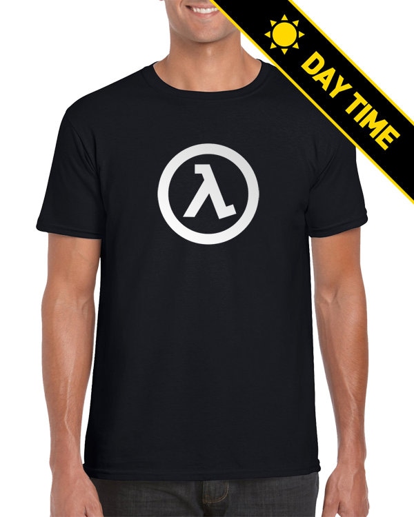 Leuchtet Im Dunkeln Lambda Core | Unvorgängige Folgen Schwarze Mesa Herr Freeman T-Shirt von revolteez