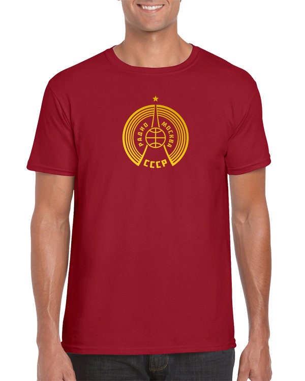Radio Moskau | Govorit Moskwa Mittelwellenradio Udssr Sowjetunion Russland Mutterland Retro T-Shirt von revolteez