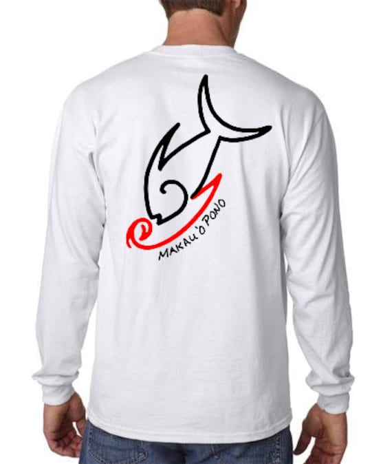 Angebot Makau "O Pono Weißes Langarm-T-Shirt Angebot Makau "O Pono Weißes Langarm-T-Shirt von rexmikala