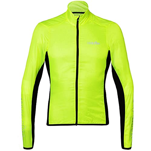 rh+ Herren Emergency Pocket Jacket Fahrradhülle für den Sommer, gelb, L von rh+