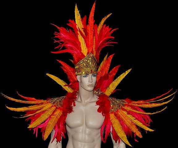 Feder Kopfschmuck Und Federn Ares Schulterstück Schausteller Karneval Parade Showman Showgirl Feder Kopfschmuck Und Federn Ares Schulterstück Schausteller Karneval Parade Showman Showgirl von rhienstone