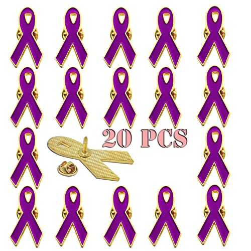20/50/100 Stück Ursache Awareness Multicolor Ribbon Reversnadel - Unterstützen Sie Ihre Spendenaktion, violett, 50Pack 20/50/100 Stück Ursache Awareness Multicolor Ribbon Reversnadel - Unterstützen Sie Ihre Spendenaktion, violett, 50Pack von rhungift