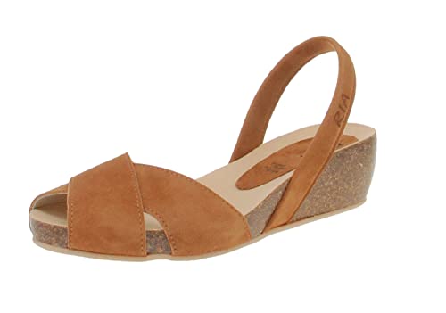 Ria Menorca 33201 - Damen Schuhe Sandaletten - Cognac, Größe:38 EU von Ria Menorca