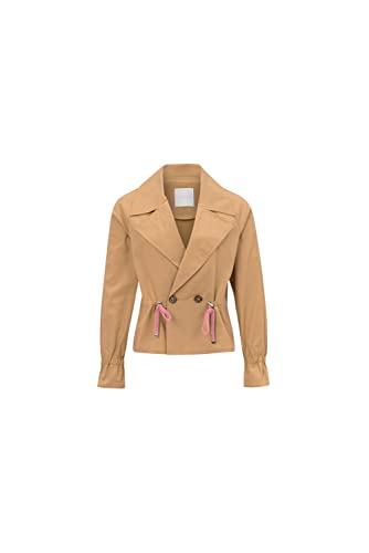RICH & ROYAL Jacke im Trenchcoat-Stil, Farbe:beige, Größe:40 von rich&royal