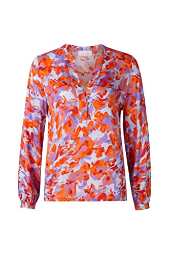 Rich & Royal Bluse mit Muster in Orange, Größe 38 von rich&royal