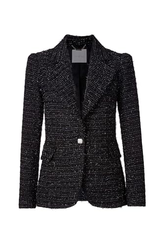 Rich & Royal Bouclé Blazer GRS Black - 38 von rich&royal