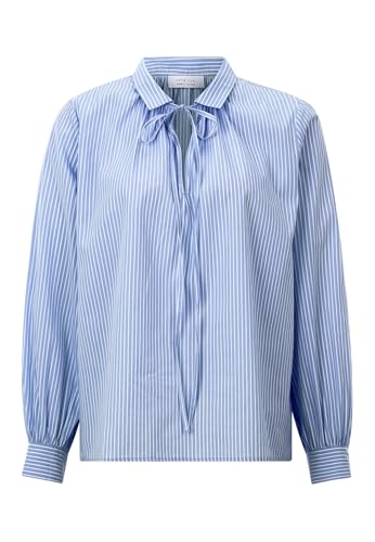 Rich & Royal Cotton Stripe Blouse Skyway Blue - 34 Rich & Royal Cotton Stripe Blouse Skyway Blue - 34 von rich&royal