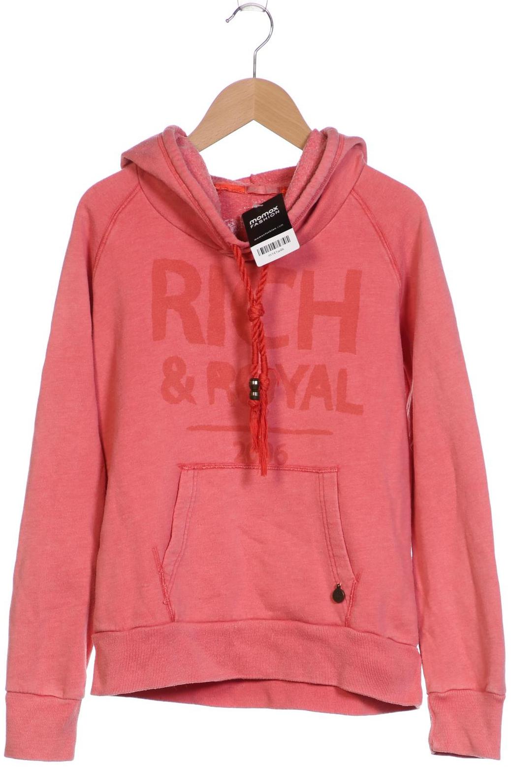 Rich & Royal Damen Kapuzenpullover, pink von Rich & Royal