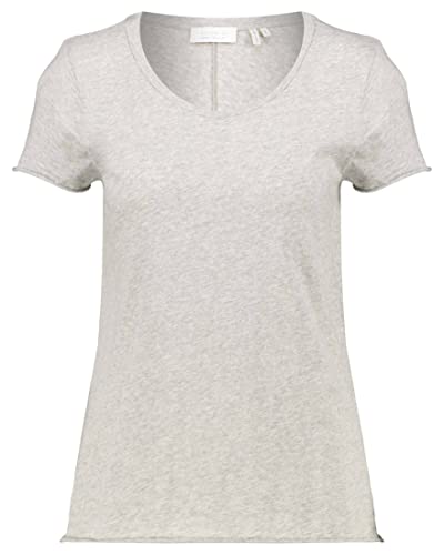 Rich & Royal Damen Shirt SLUB Kurzarm anthrazit (14) L von rich&royal