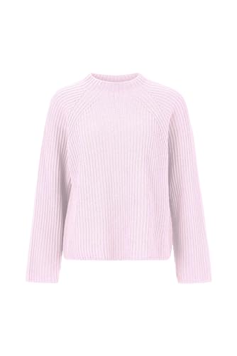 Rich & Royal Damen Strickpullover Rib Crew Neck Rose (70) L von rich&royal