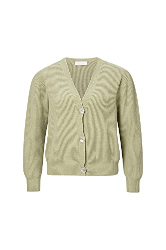 rich&royal Damen 2012-156 Strickjacke, Matcha, XS von rich&royal