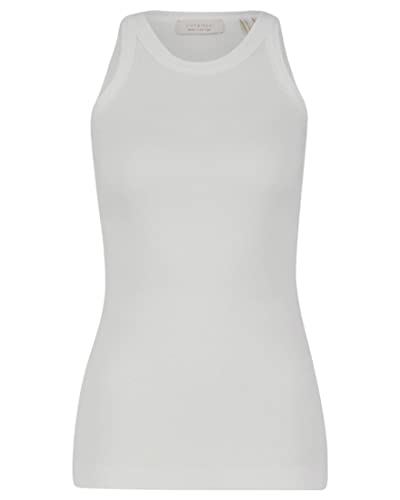 Rich & Royal Damen Top Weiss (10) L von rich&royal