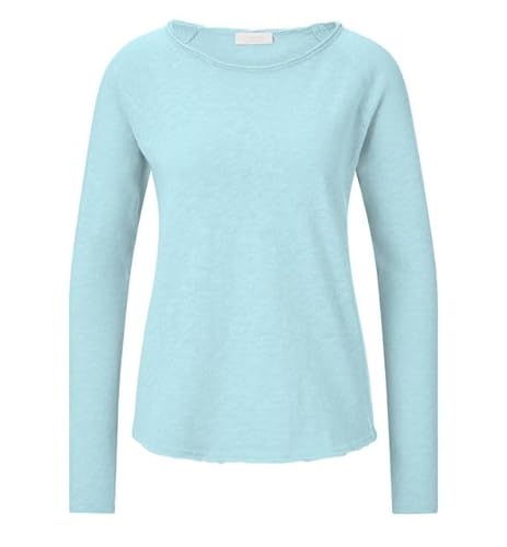 rich&royal Organic Heavy Jersey Slubstrickshirt Arctic Blue O HJ LS, Größe:M von rich&royal