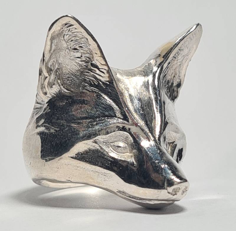 Fuchs Ring Sterling Silber Handgemacht von richardchown