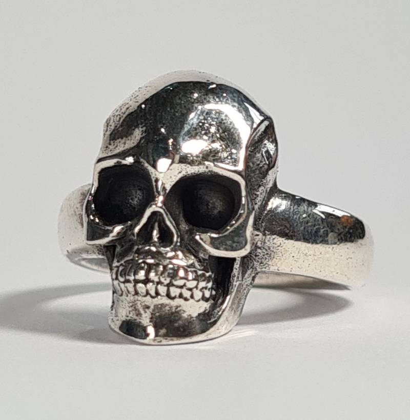 Totenkopf Ring Aus Sterling Silber Handgemacht von richardchown