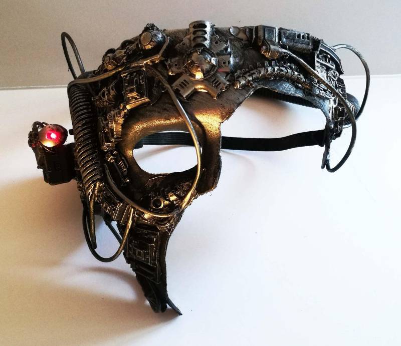 Borg Star Trek Cosplay Cyberpunk Maske Groß Borg Star Trek Cosplay Cyberpunk Maske Groß von richardsymonsart