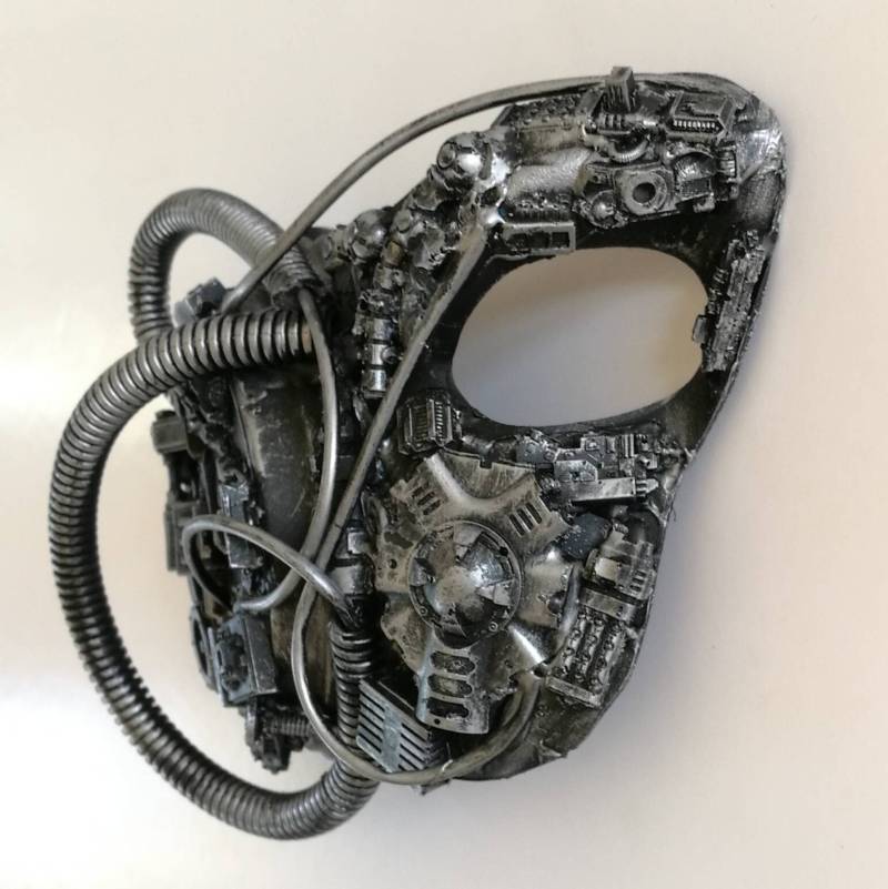 Star Trek Borg Steampunk/Techno Cyborg Maske Mit Bedecktem Ohr Star Trek Borg Steampunk/Techno Cyborg Maske Mit Bedecktem Ohr von richardsymonsart