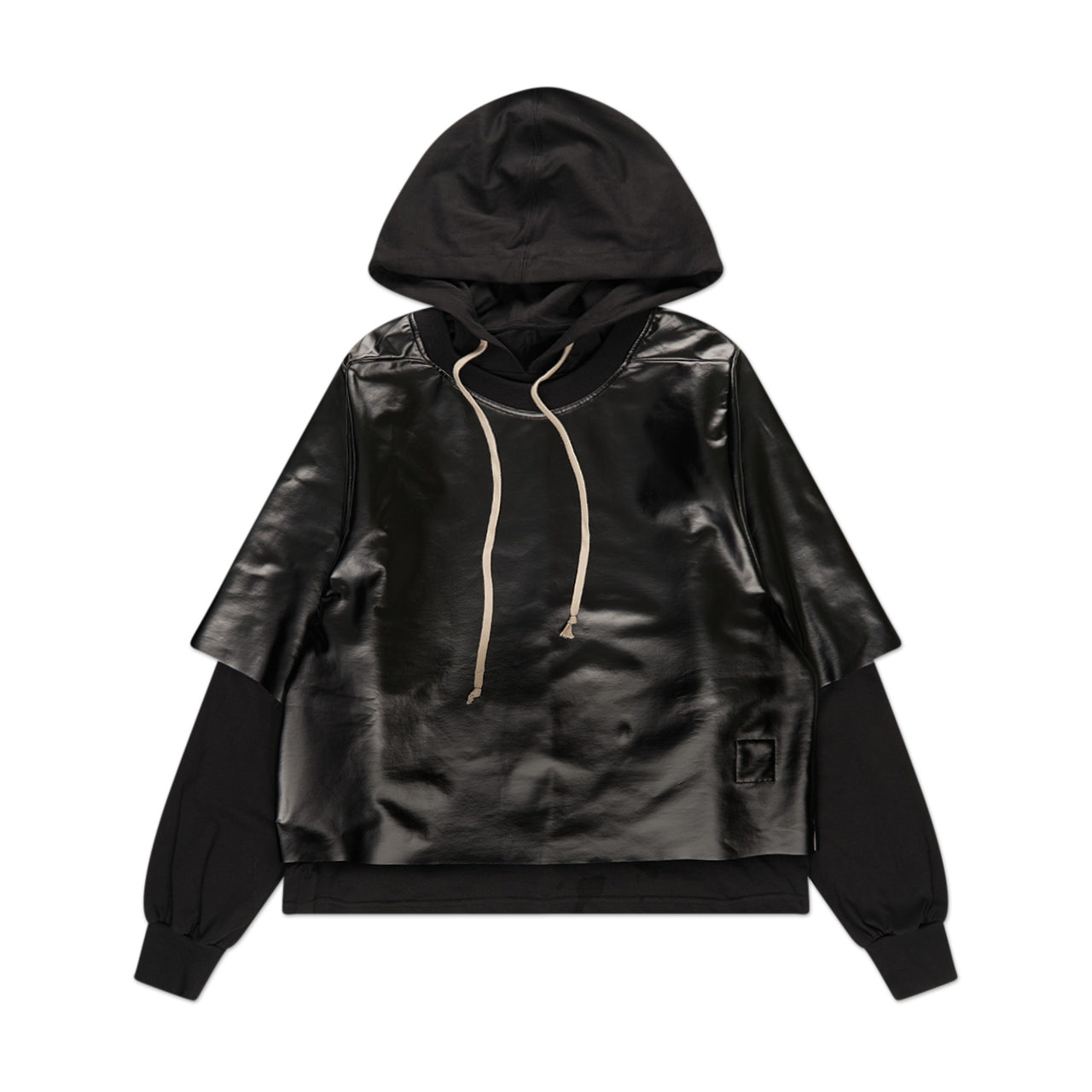 rick owens drkshdw hustler hoodie (black) von rick owens drkshdw