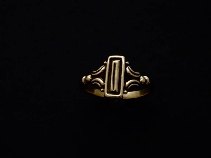 Handgefertigte 14 Kt Gold "Engelsflügel" Ring Von Rick Mahonski, Goldschmied von rickmahonskigold