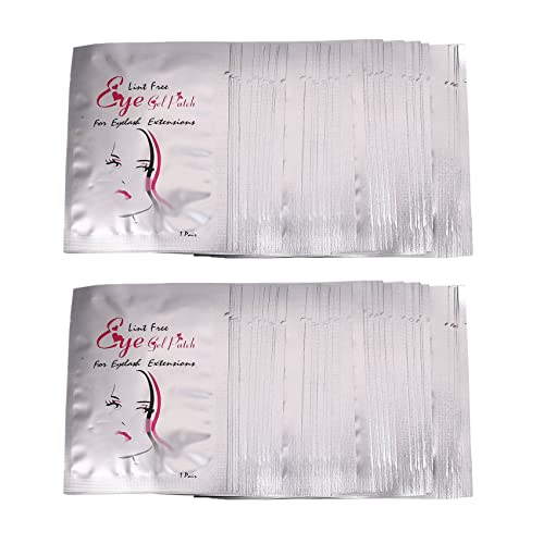 rieder 100 Paar Wimpernverlaengerung Unter Gel Augenpad Vliesstoff-Patch-Make-Up von rieder