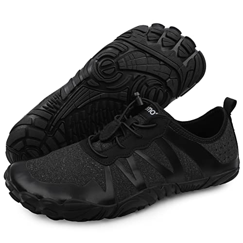 riemot Barfußschuhe Damen Herren Barfuss Schuhe Weich Atmungsaktiv rutschfest Schnell Trocknend Traillaufschuhe Laufschuhe Fitnessschuhe. gr.46 von riemot