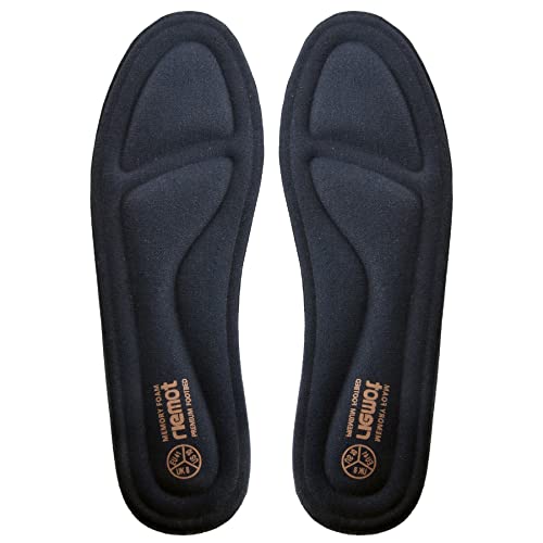 riemot Memory Foam Einlegesohlen für Damen - Weiche Schuheinlagen Komfort Einlagen für Sneaker, Wanderschuhe, Arbeitsschuhe, Stiefel - für Sport, Freizeit und Alltag, Damen Marine 36 EU von riemot