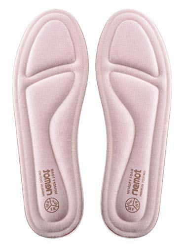 riemot Einlegesohlen Memory Foam Herren Damen, Einlegesohlen Fersensporn für Arbeitsschuhe, Laufschuhe, Wanderschuhe, Sneaker, Sport Schuhe, Schuheinlagen Dämpfung Komfort Damen Pink 41 EU von riemot
