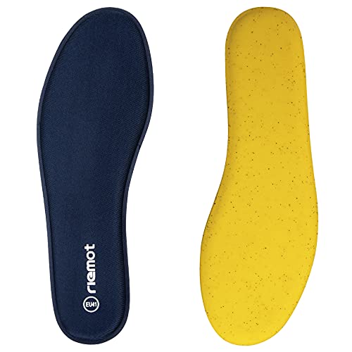 riemot Memory Foam Einlegesohlen für Herren - Soft Foam Schuheinlagen Weiche Einlagen für Sneaker, Laufschuhe, Wanderschuhe - für Sport, Freizeit und Alltag, Herren Marine 41 EU von riemot