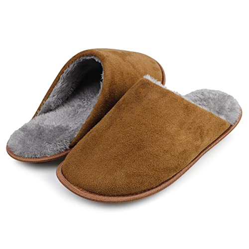 riemot Hausschuhe Herren Damen Warme Plüsch Pantoffeln Winter Memory Foam Rutschfeste Kuschelige Flauschige Slipper für Indoor & Outdoor von riemot