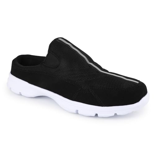riemot Pantoletten für Damen und Herren, Slip-On-Sneaker, atmungsaktives Netzgewebe, leicht, offener Rücken, Sneaker und Hausschuhe, bequem, geschlossene Zehen, Slides, Indoor/Outdoor, Freizeitschuh von riemot