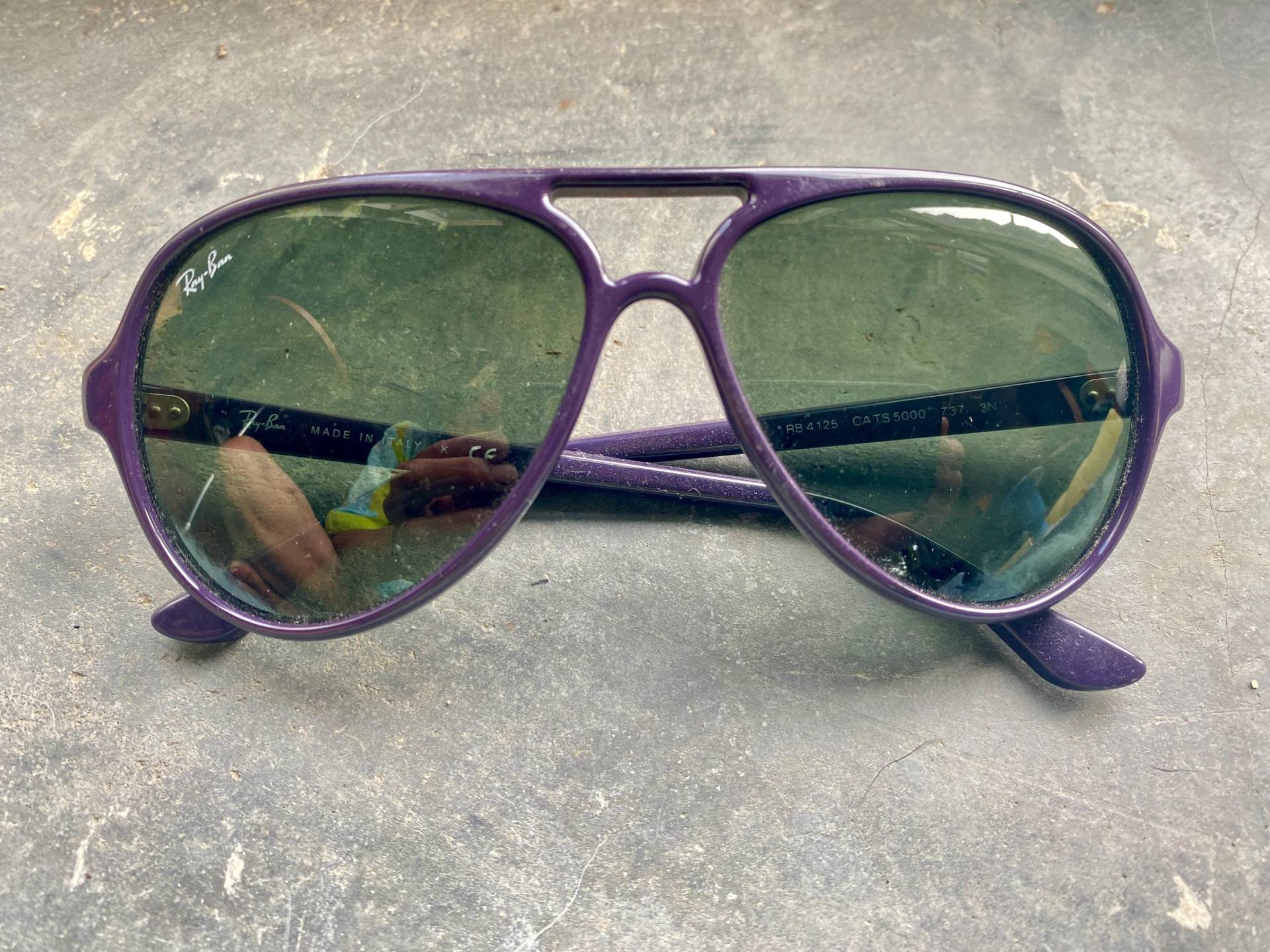 Vintage Ray Ban Original Pilotenbrille 1980Er Jahre - Bausch & Lomb Gläser Made in Italy Wenig Getragen Violett Vintage Ray Ban Original Pilotenbrille 1980Er Jahre - Bausch & Lomb Gläser Made in Italy Wenig Getragen Violett von riessaykel