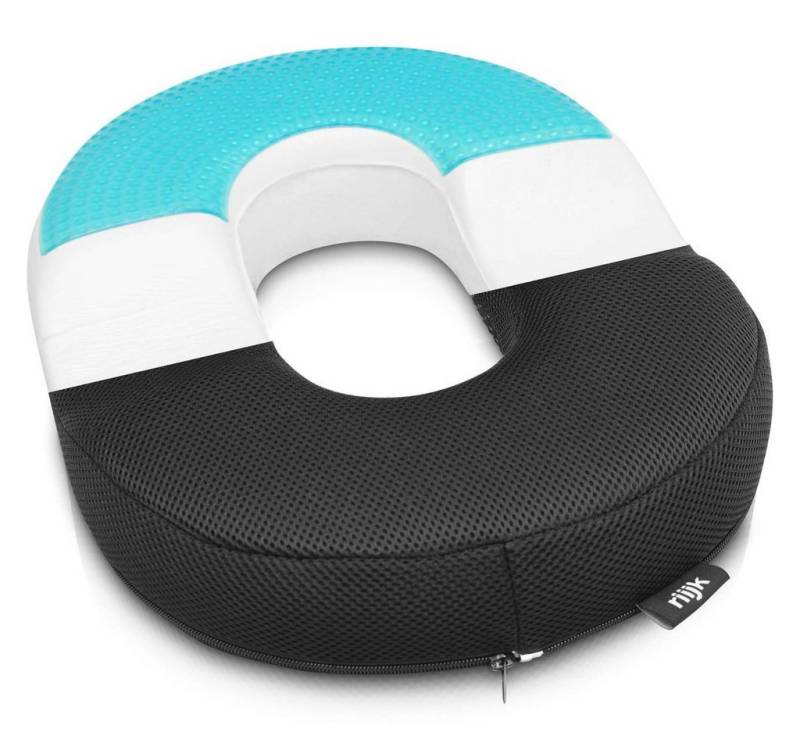 riijk Multi-Stützkissen Gel Sitzring, Donutkissen mit Spezialschaum, Gel Sitzkissen, Steißbeinkissen, Ringkissen mit innovativer Gel-Schicht riijk Multi-Stützkissen Gel Sitzring, Donutkissen mit Spezialschaum, Gel Sitzkissen, Steißbeinkissen, Ringkissen mit innovativer Gel-Schicht von riijk