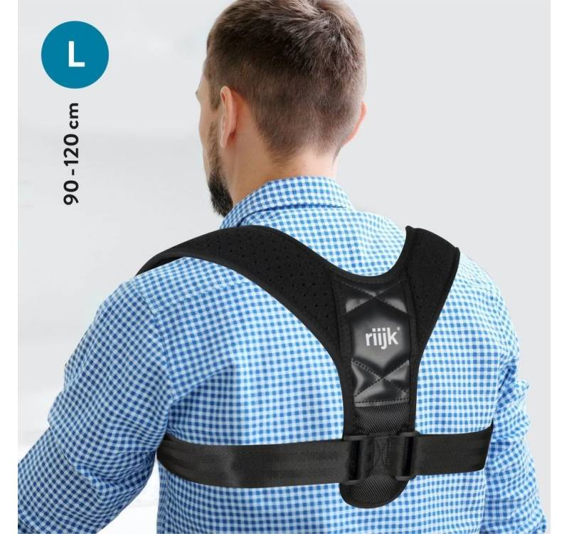 riijk Rückenstabilisator Rücken Geradehalter, Größe anpassbar, Haltungskorrektur von riijk