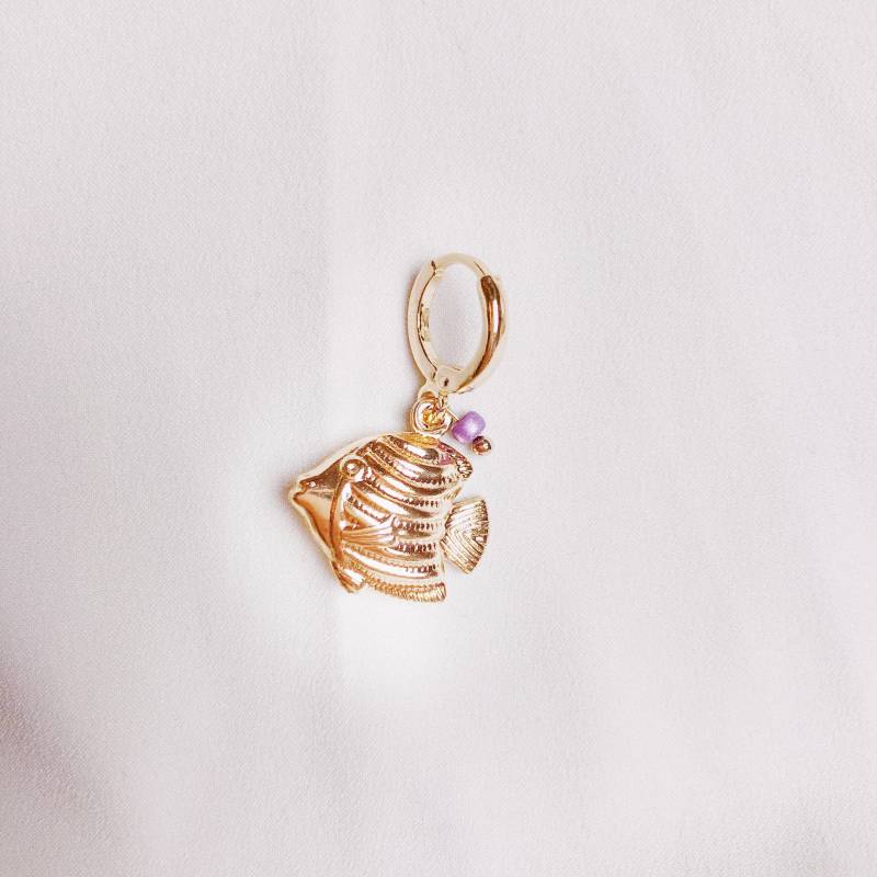 Vergoldet 24 Karat Creolen Mit Anhänger/Ohrring Fisch Hängeohrringe Schmucktrends Vergoldet 24 Karat Creolen Mit Anhänger/Ohrring Fisch Hängeohrringe Schmucktrends von riseAshine