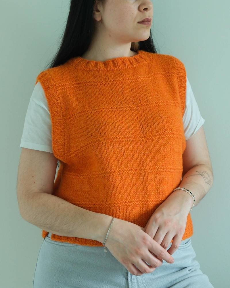 Handgemachte Oversized Pullover Weste, Nach Maß Handgemachte Oversized Pullover Weste, Nach Maß von ritamadethisshop
