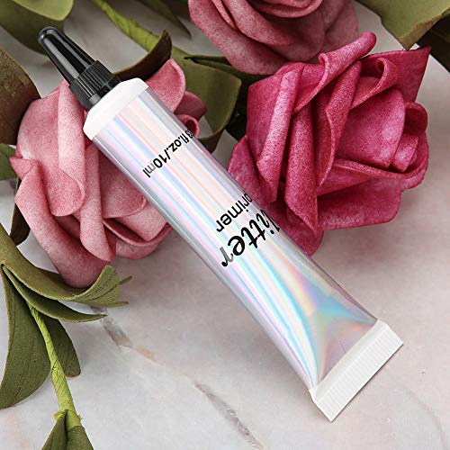 Glitzer Primer Gesicht, Akozon Pailletten Primer Wasserdichte Lidschatten-Grundierung Multifunktionales Make-up-Gel, aufhellend und feuchtigkeitsspendend Glitter Primer für Erstellen Sie ein von Akozon