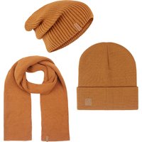 riverso Herren RIVGordon Slouch Beanie Mütze Schal 3 in 1 von riverso