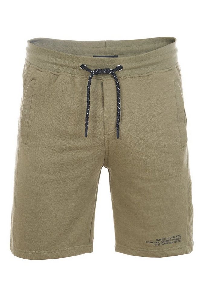 riverso Sweatshorts Herren Sportshorts RIVBlake Regular Fit Bermudashort mit Kordelzug von riverso