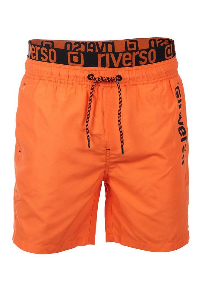 riverso Badeshorts Herren Badehose RIVBobby Regular Fit (1-St) Sportshorts mit Kordelzug von riverso