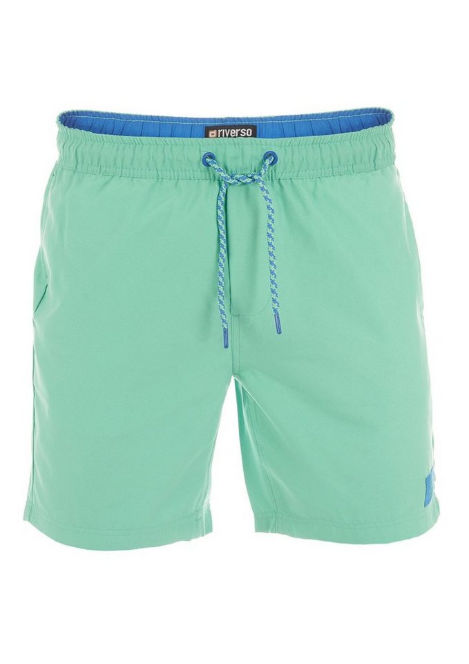 riverso Badeshorts Herren Badehose RIVDavid Regular Fit (1-St) Sportshorts mit Kordelzug von riverso