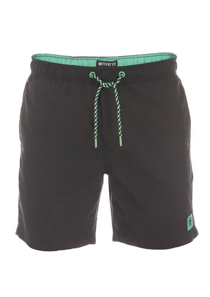 riverso Badeshorts Herren Badehose RIVDavid Regular Fit (1-St) Sportshorts mit Kordelzug von riverso