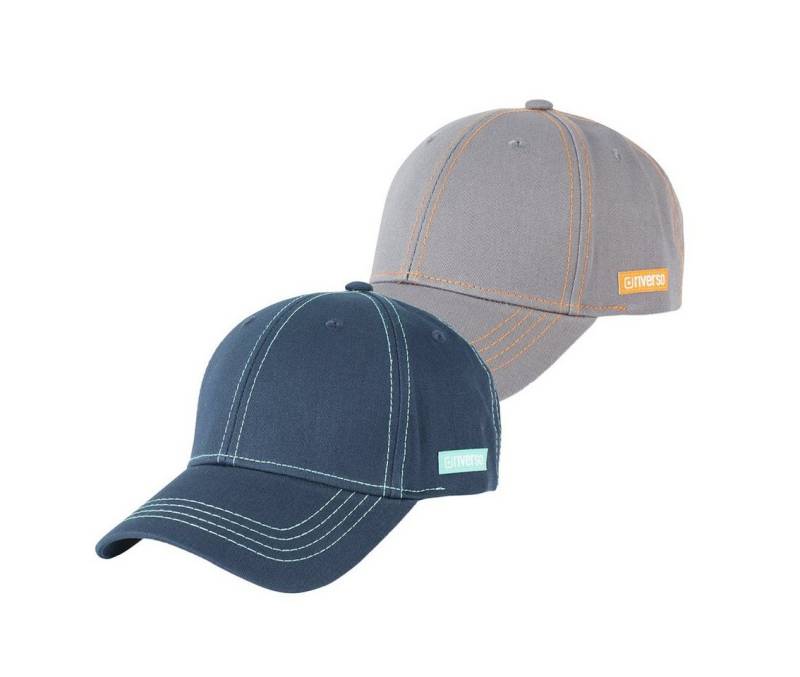 riverso Baseball Cap Herren Cap RIVNoel Basic (2-St) Baseballcap aus 100% Baumwolle von riverso