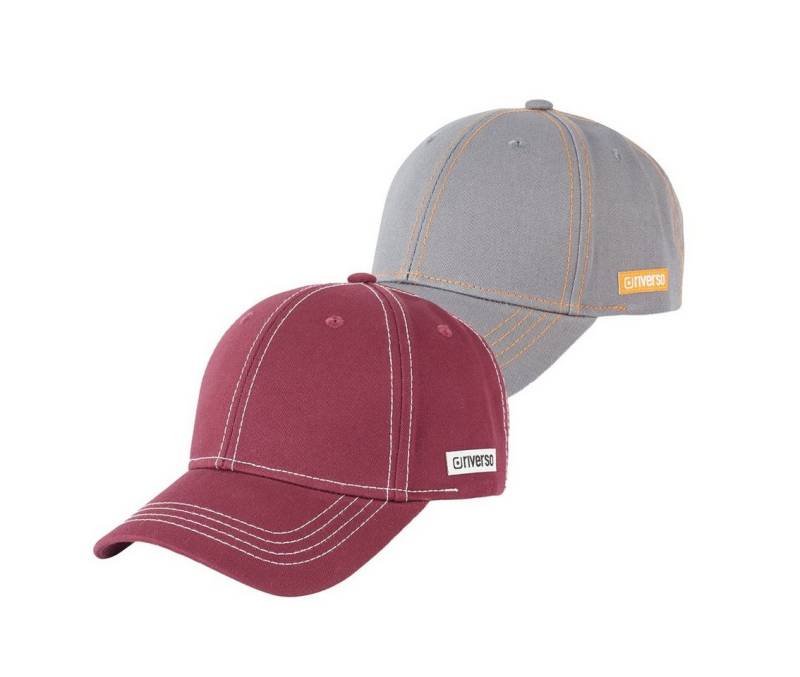 riverso Baseball Cap Herren Cap RIVNoel Basic (2-St) Baseballcap aus 100% Baumwolle von riverso